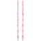 12 Pack: Pink Cat's Eye Glass Twist Beads, 16mm by Bead Landing™